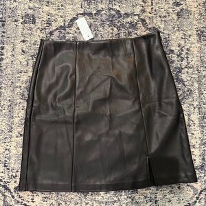 Loft Pleather skirt